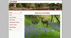 Desktop Screenshot of djhweb.co.uk