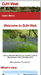 Mobile Screenshot of djhweb.co.uk