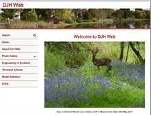 Tablet Screenshot of djhweb.co.uk